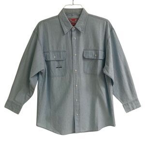 Vintage Y2K Levi’s chambray button up long sleeve shirt big boy’s L 16/18